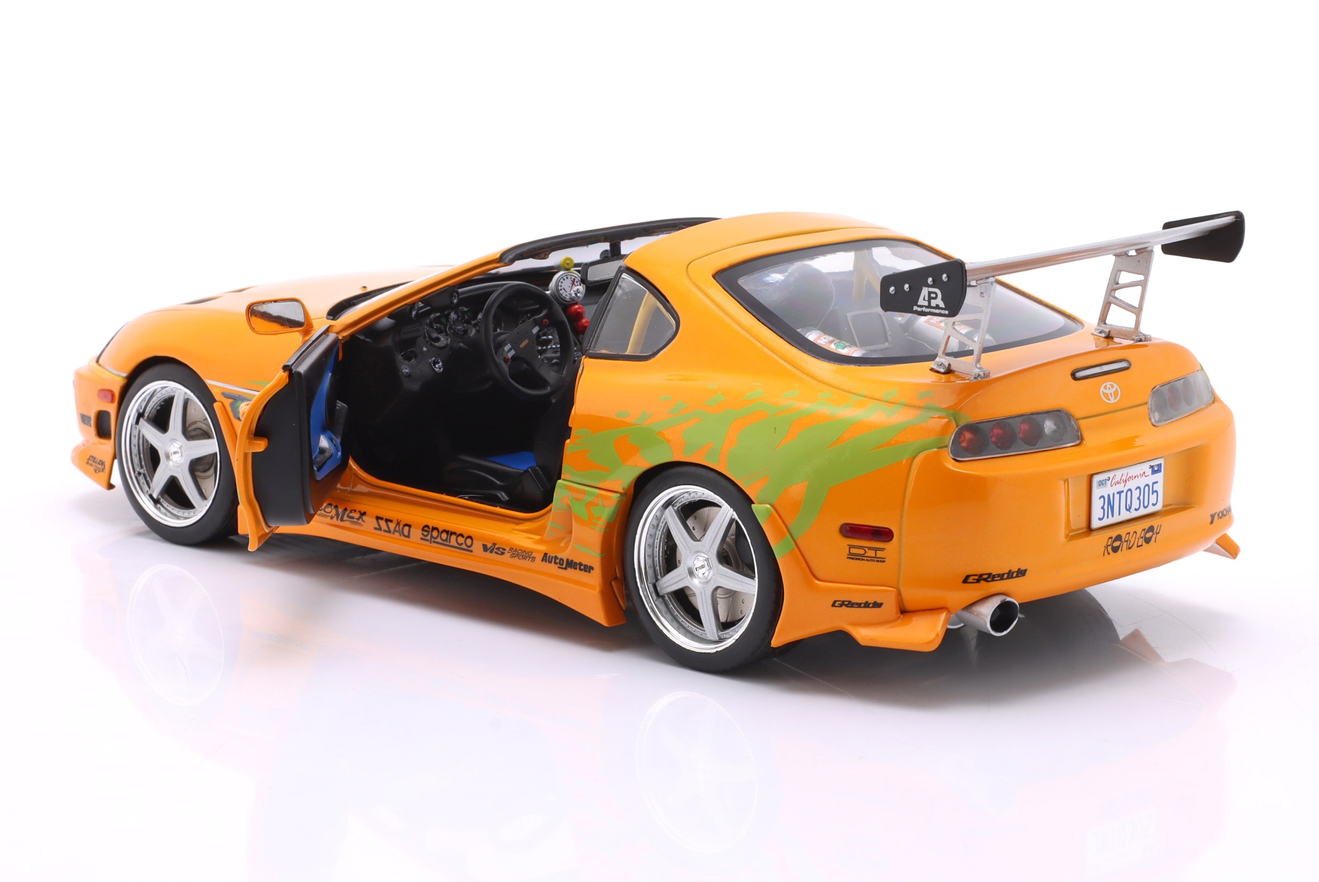Brian's Toyota Supra MK4 Movie Fast & Furious (2001) orange  