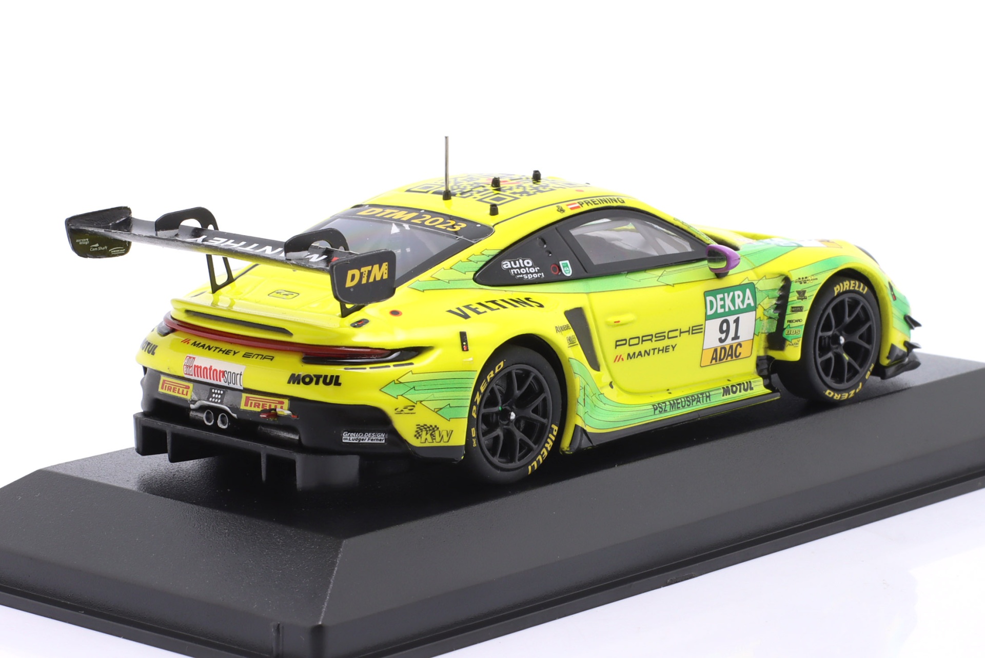 Porsche 911 GT3 R #91 Sieger Norisring DTM Champion 2023 Preining Manthey Grello  