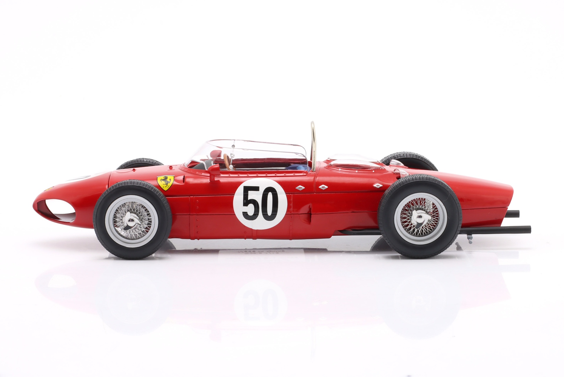 G. Baghetti Ferrari 156 Sharknose #50 Sieger Frankreich GP Formel 1 1961  