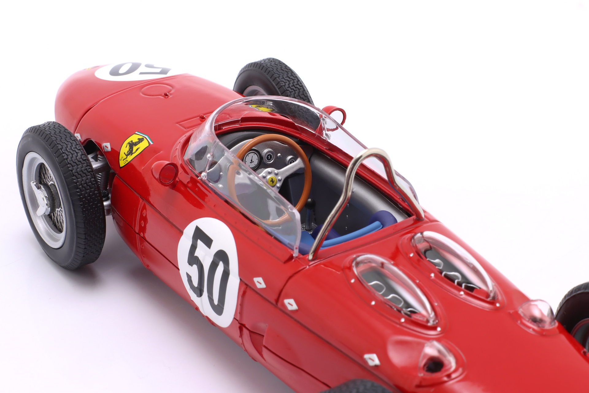 G. Baghetti Ferrari 156 Sharknose #50 Sieger Frankreich GP Formel 1 1961  