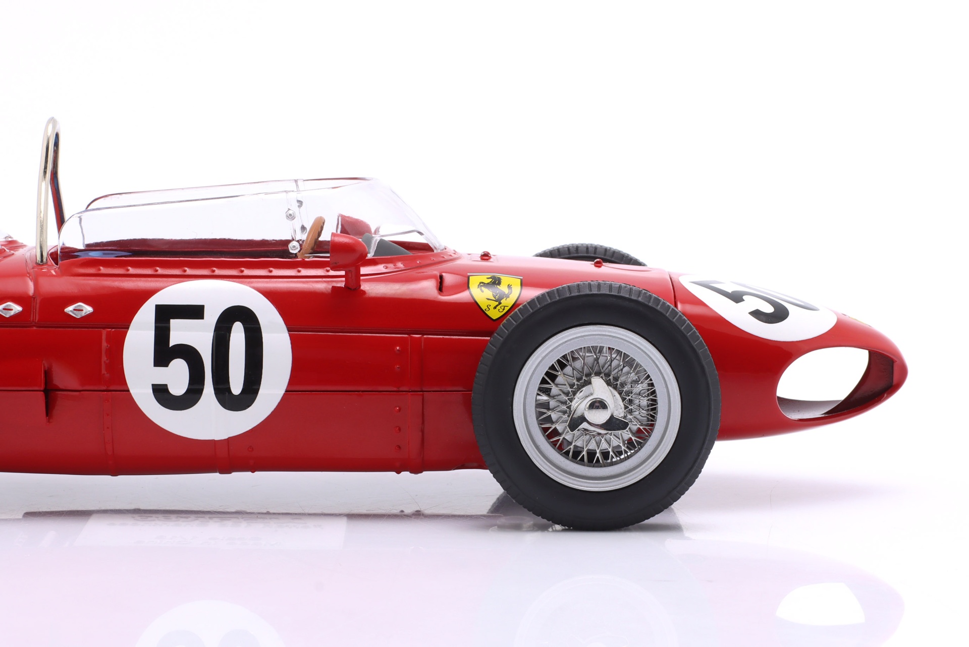 G. Baghetti Ferrari 156 Sharknose #50 Sieger Frankreich GP Formel 1 1961  