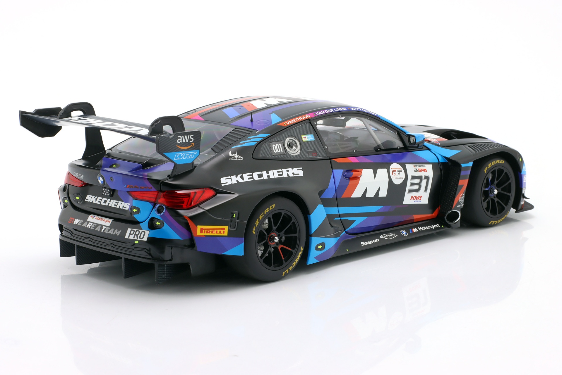 BMW M4 GT3 Evo #31 8th 24h Spa 2025 Vanthoor, van der Linde, Wittmann  