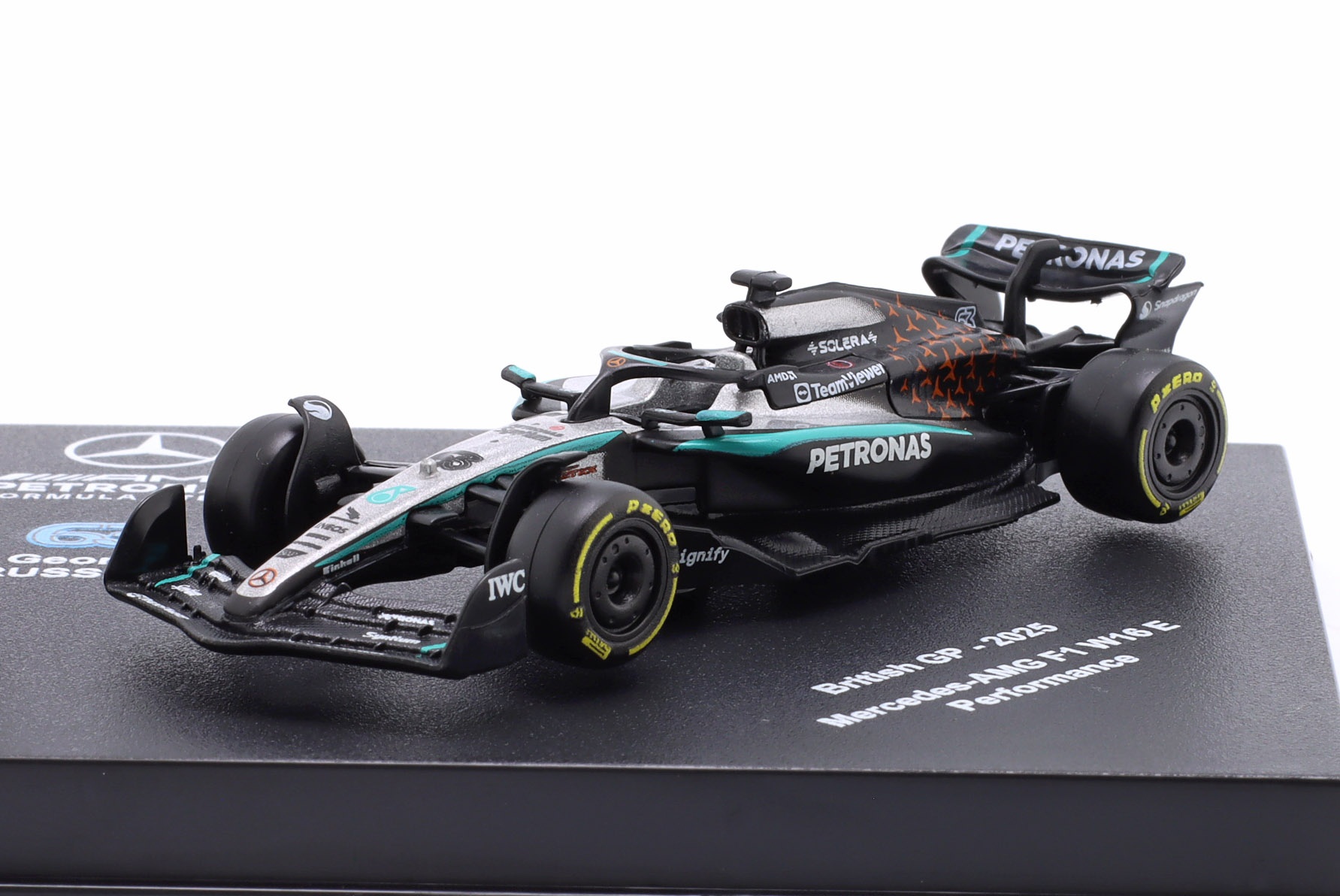 2-Car Set George Russell Mercedes-AMG F1 W16 #63 Formel 1 2025  