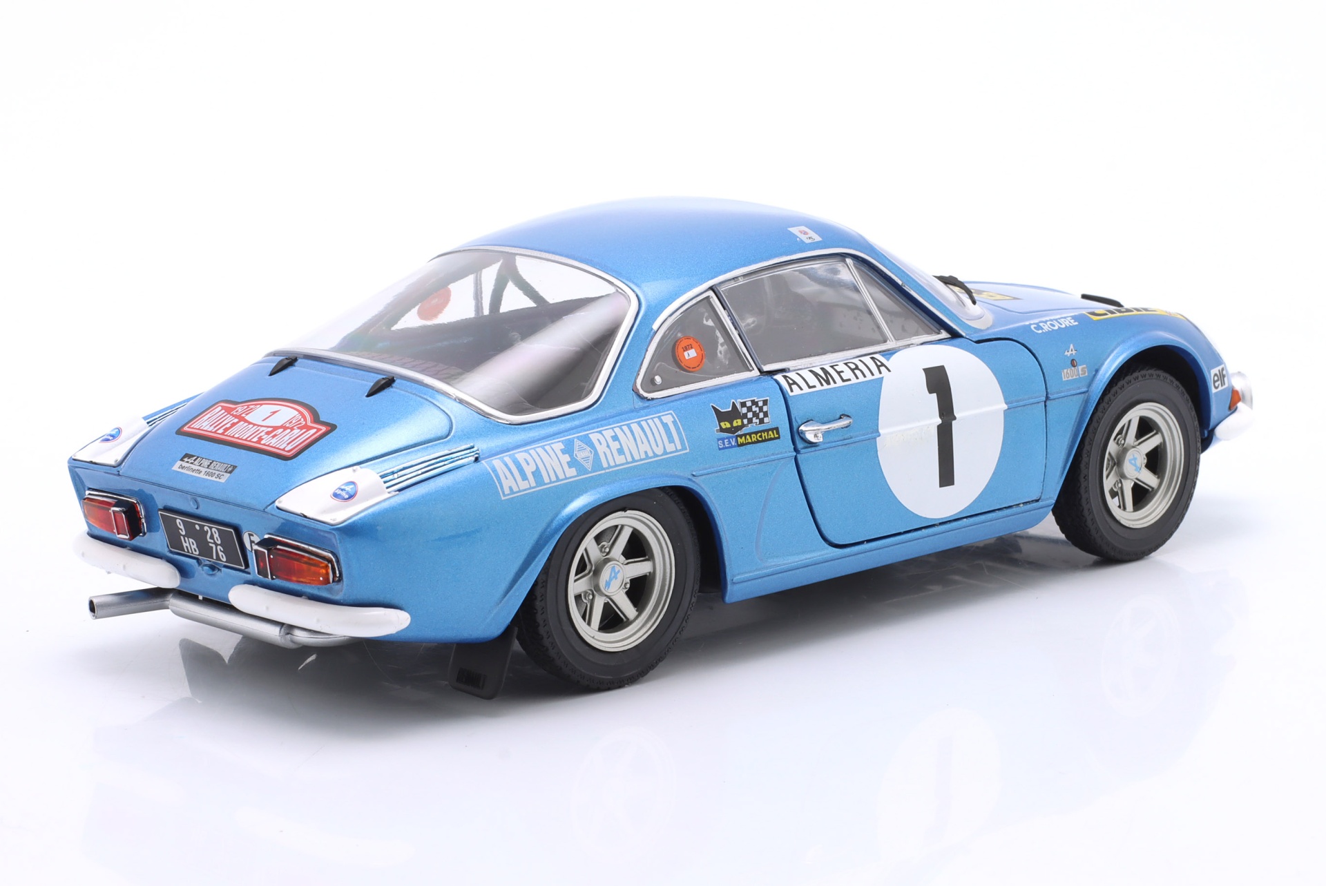 Alpine A110 1600S #1 Rallye Monte Carlo 1972 Therier, Roure  