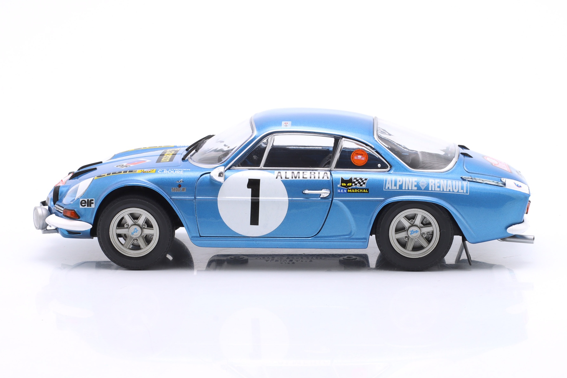Alpine A110 1600S #1 Rallye Monte Carlo 1972 Therier, Roure  