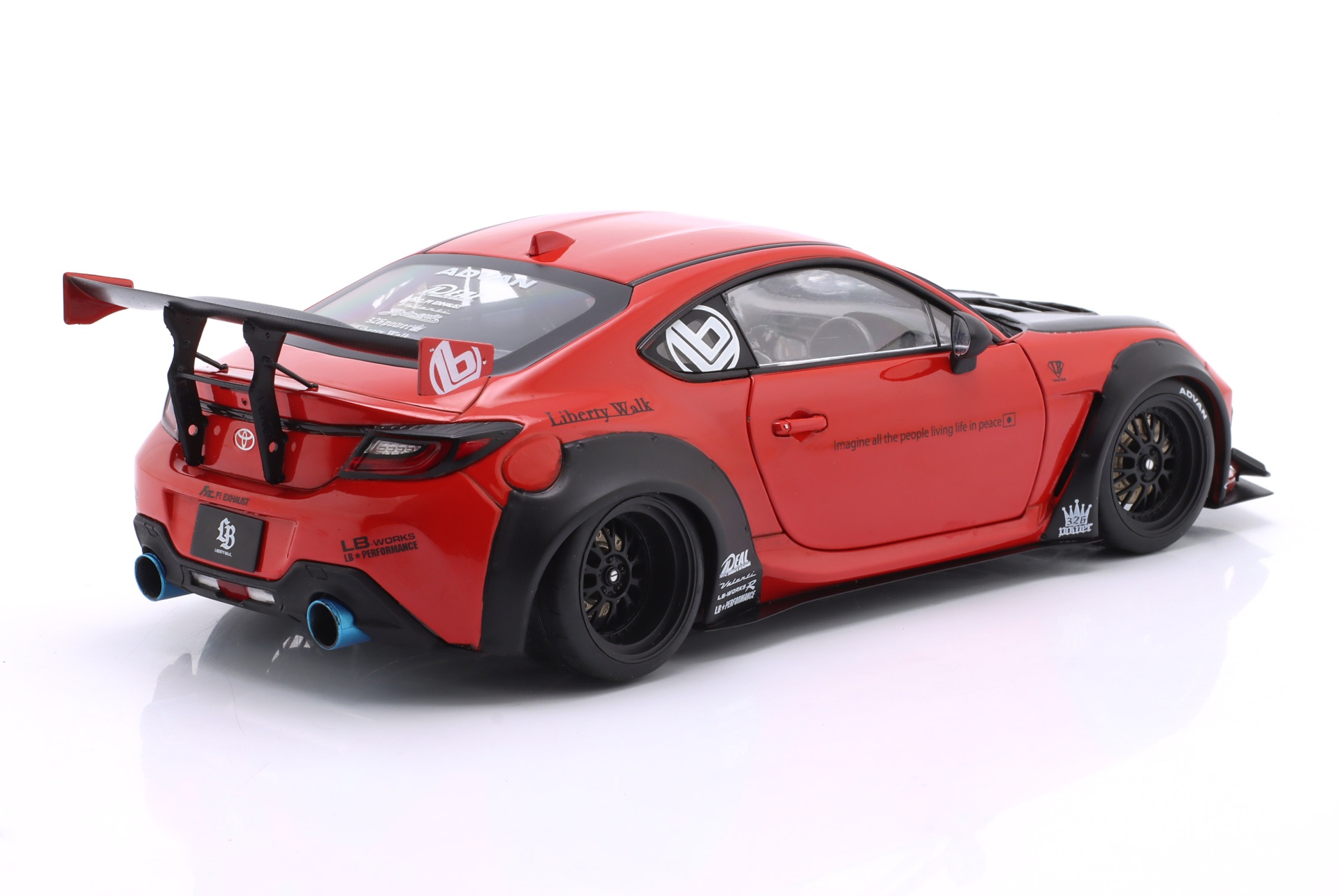 Toyota GR86 Liberty Walk Body Kit 2024 rot  