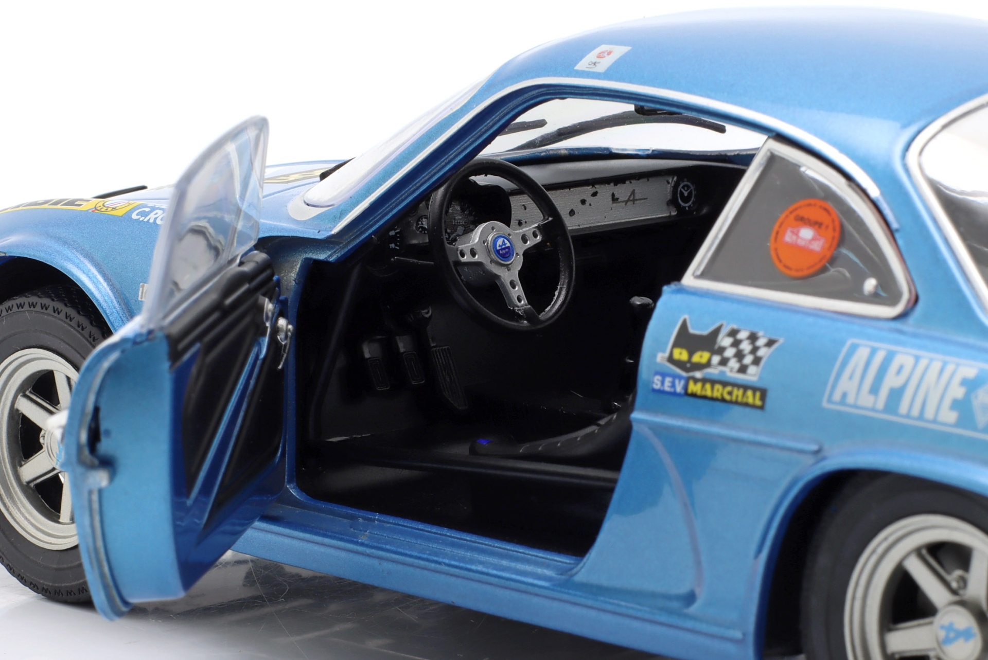 Alpine A110 1600S #1 Rallye Monte Carlo 1972 Therier, Roure  