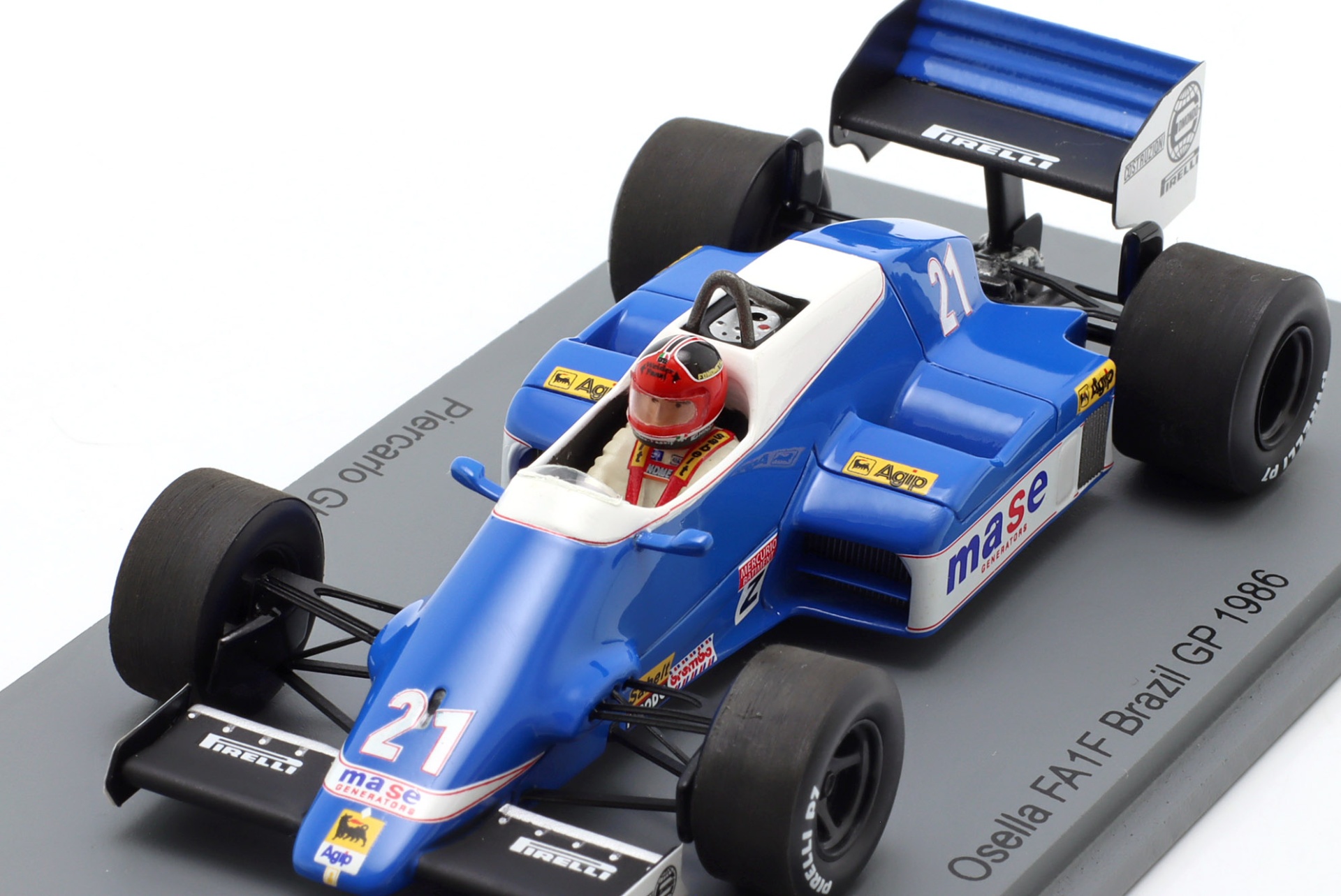 Piercarlo Ghinzani Osella FA1F #21 Brasilien GP Formel 1 1986  