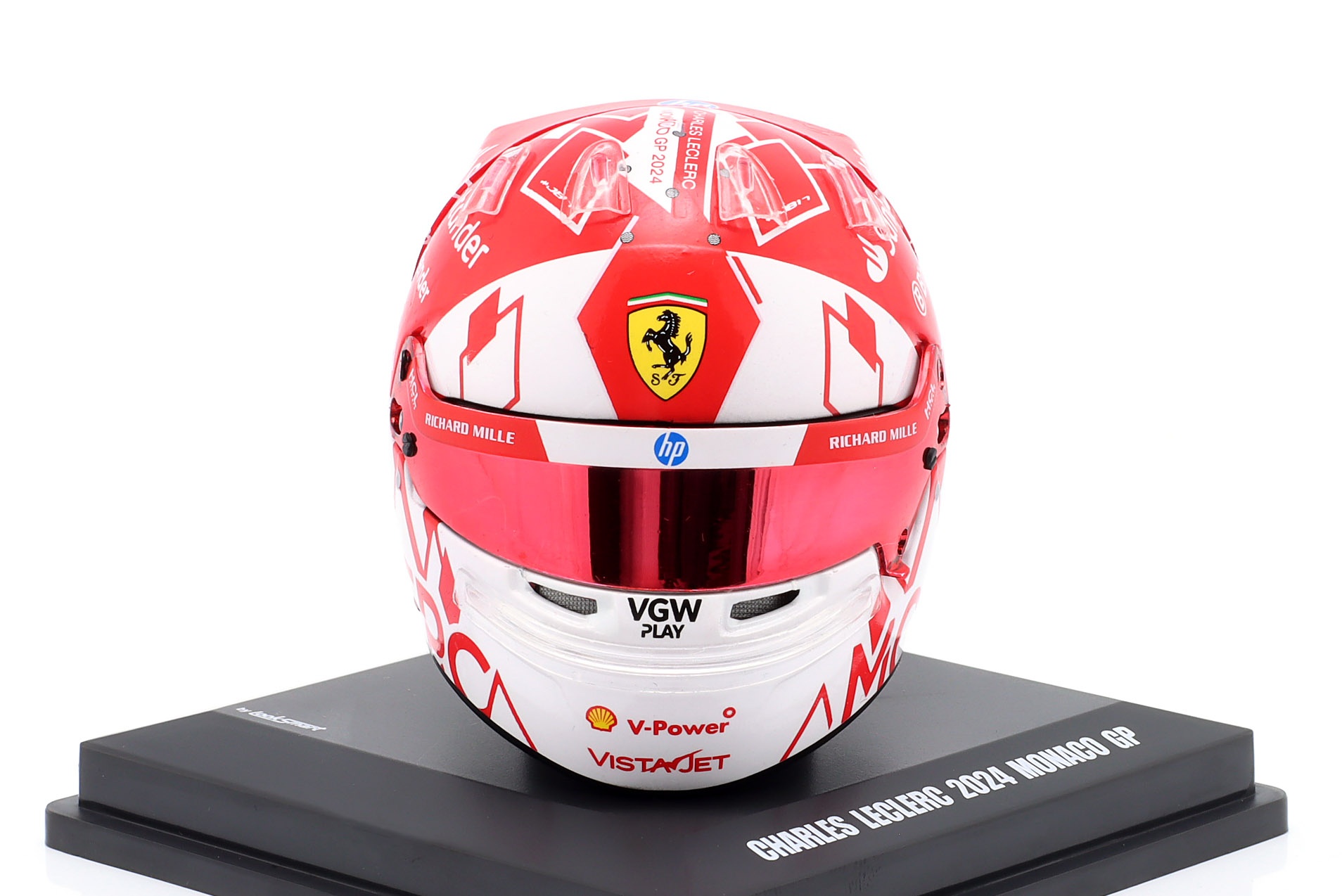 Charles Leclerc Scuderia Ferrari #16 Sieger Monaco GP Formel 1 2024 Helm  
