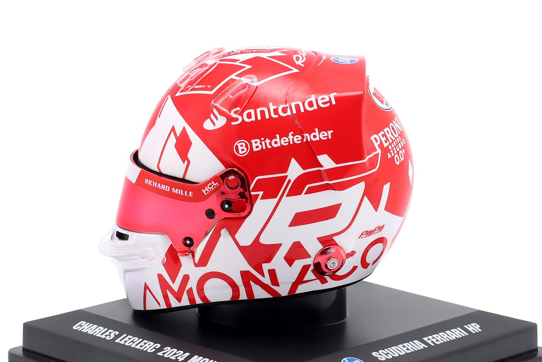 Charles Leclerc Scuderia Ferrari #16 Sieger Monaco GP Formel 1 2024 Helm  