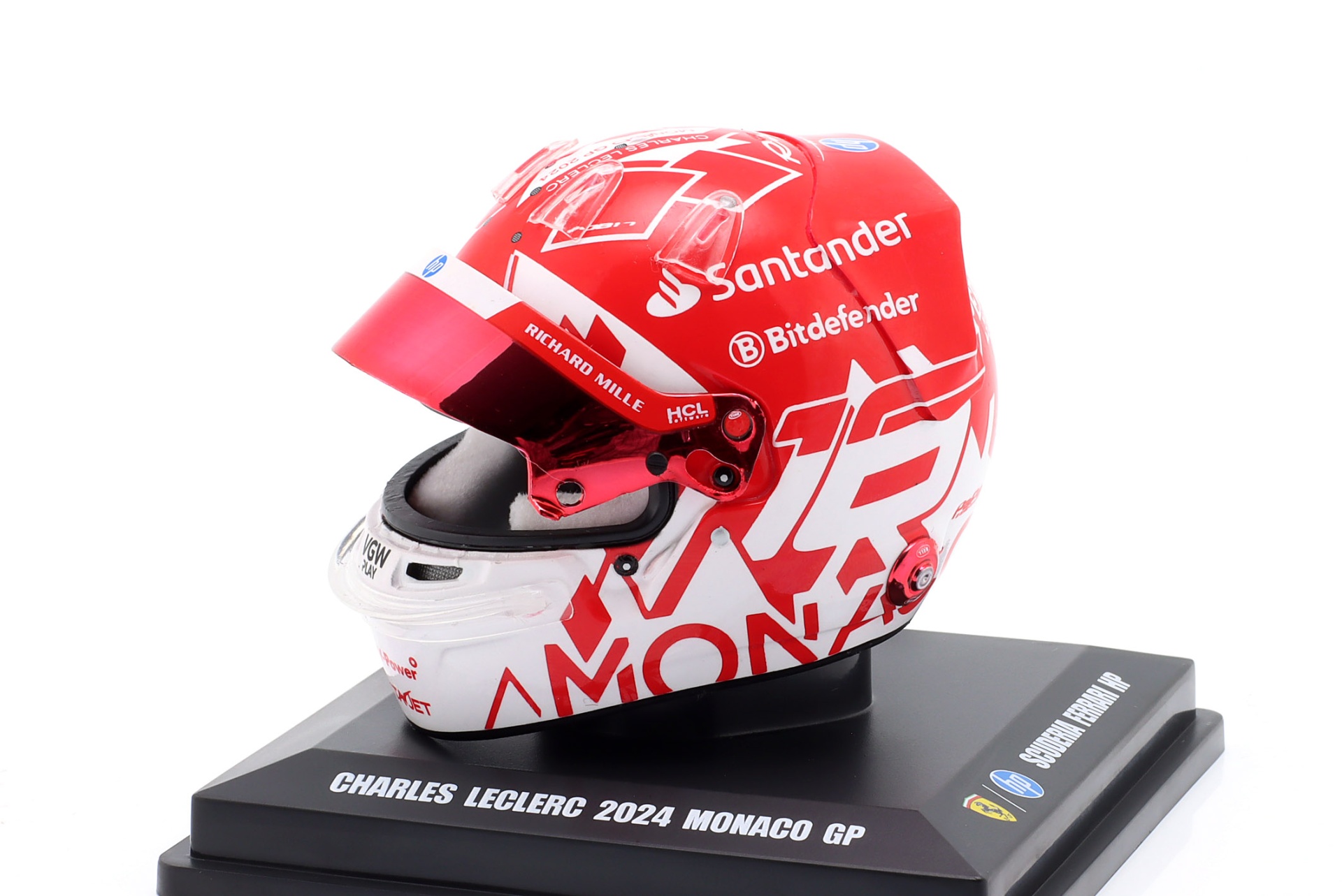 Charles Leclerc Scuderia Ferrari #16 Sieger Monaco GP Formel 1 2024 Helm  