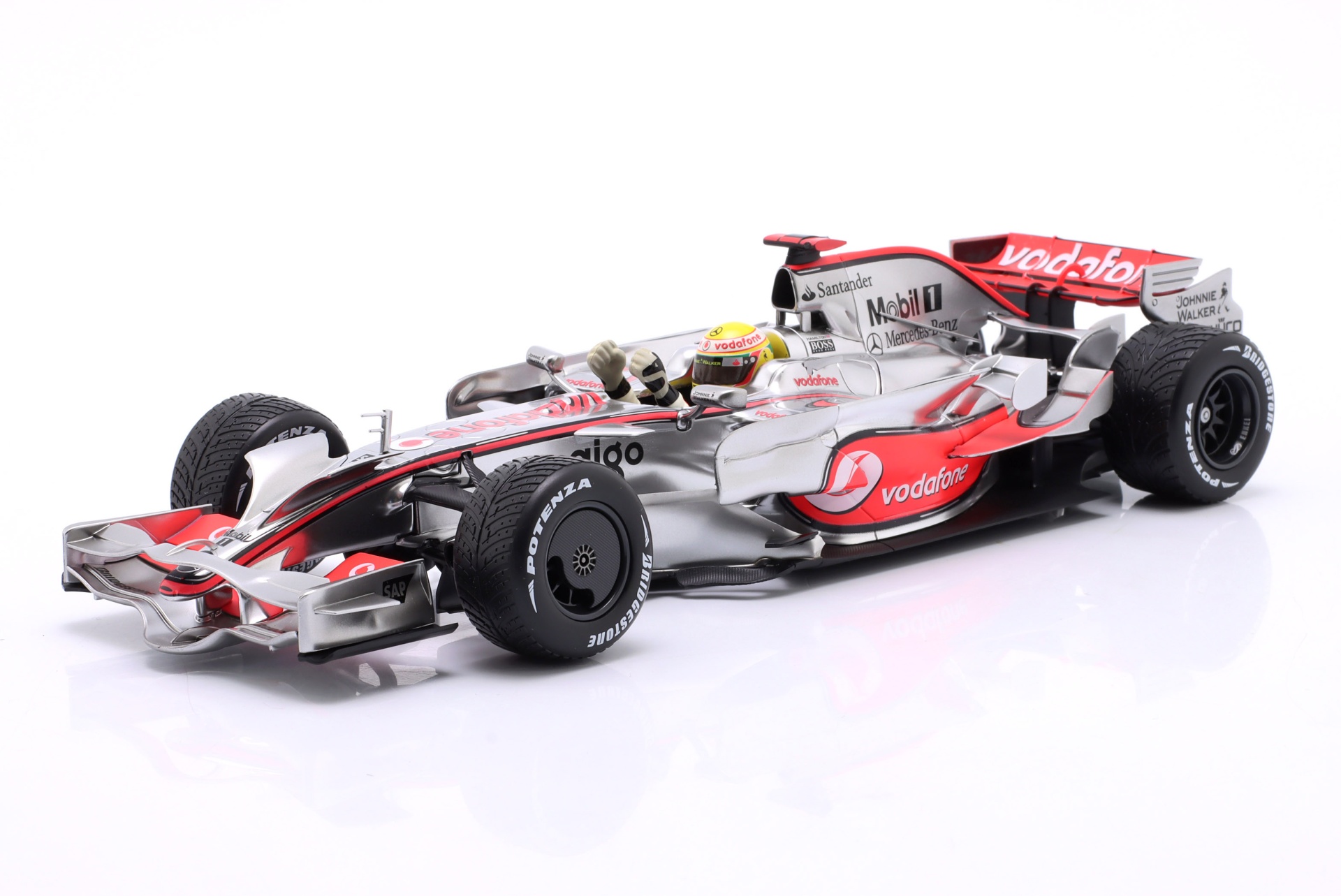 L. Hamilton McLaren MP4/23 #22 Brasilien GP Formel 1 Weltmeister 2008  