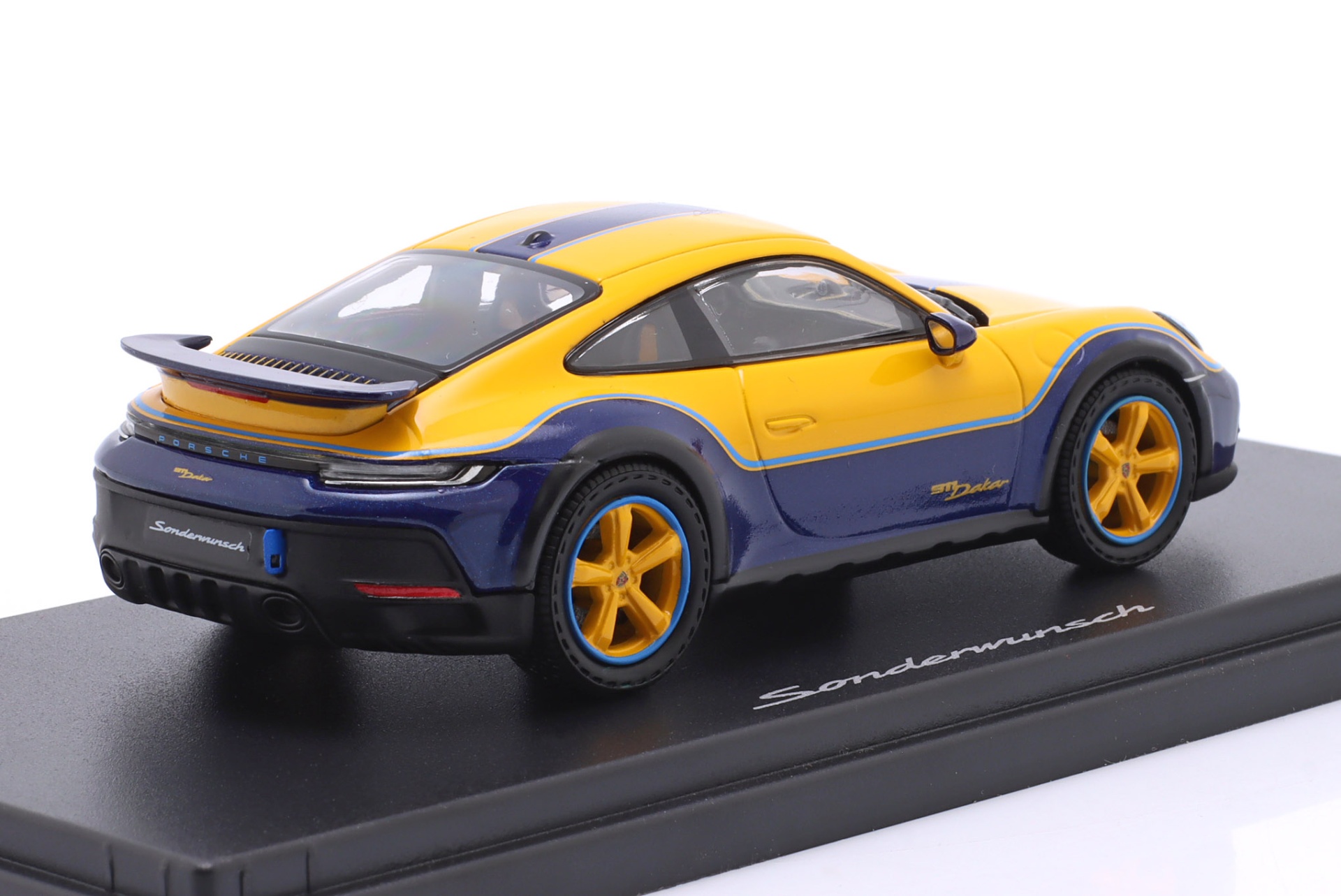 Porsche 911 (992) Dakar Sonderwunsch Baujahr 2024 gelb/blau  