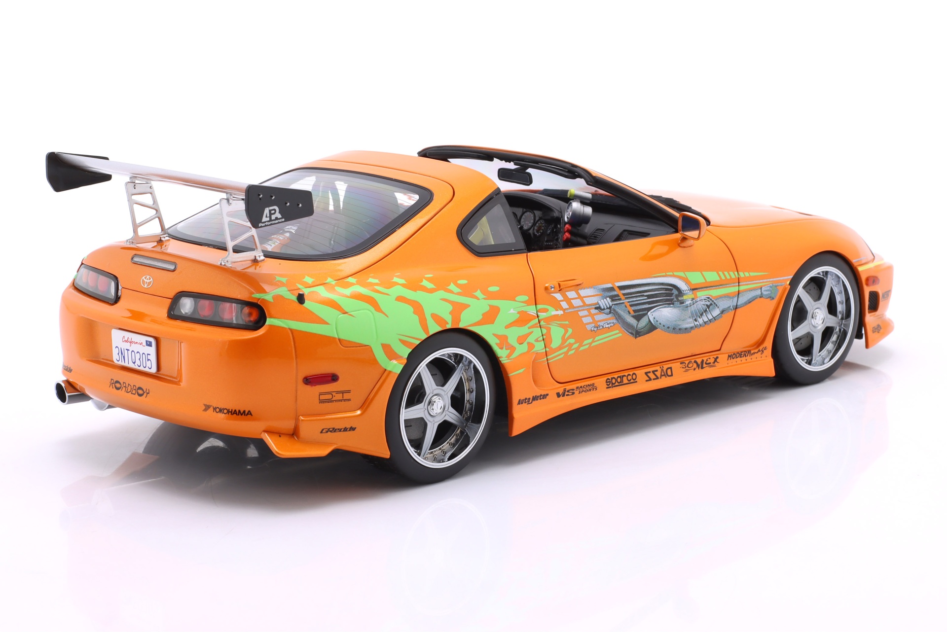 Brian's Toyota Supra MK4 Movie Fast & Furious (2001) orange  