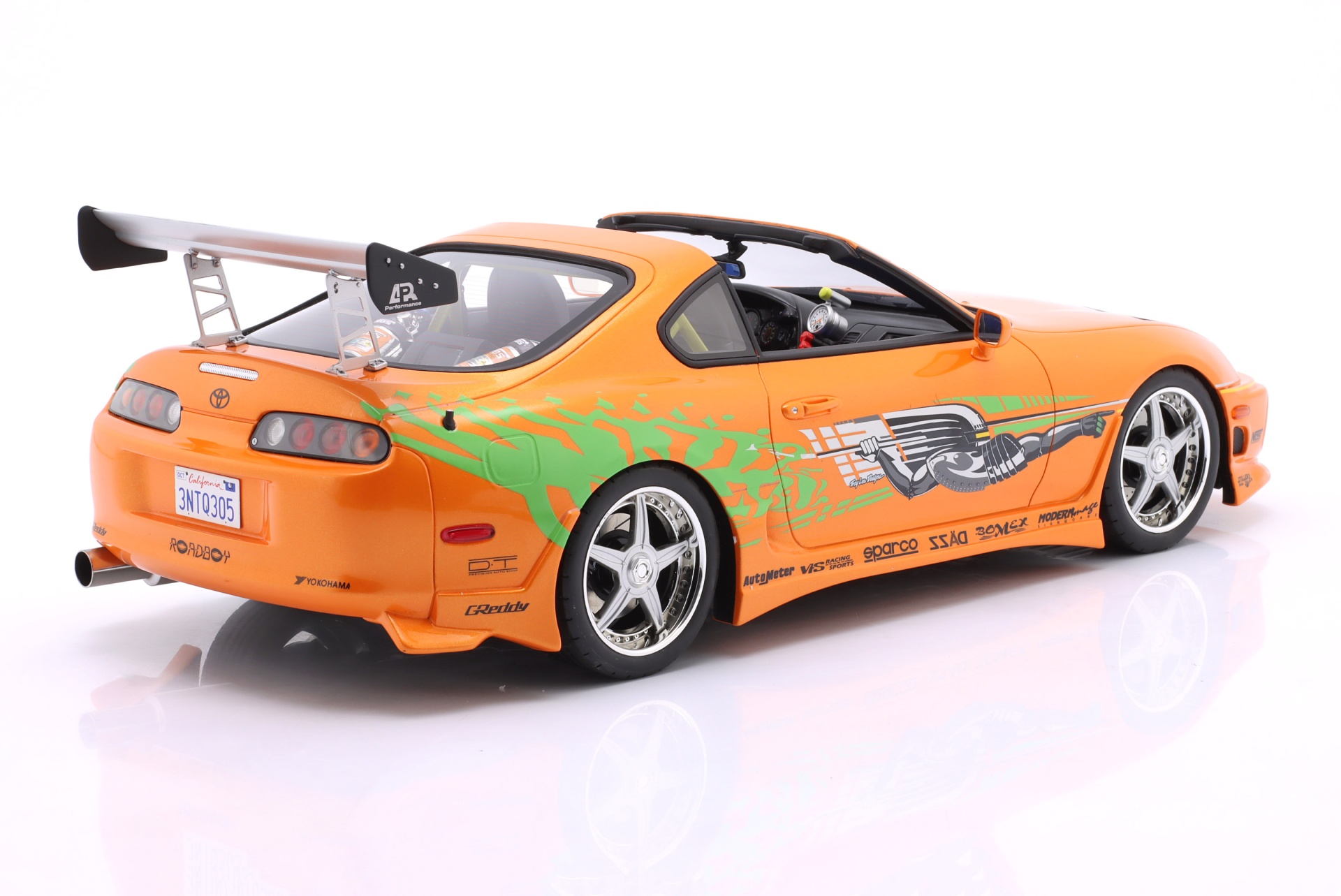Brian's Toyota Supra MK4 Film Fast & Furious (2001) orange  
