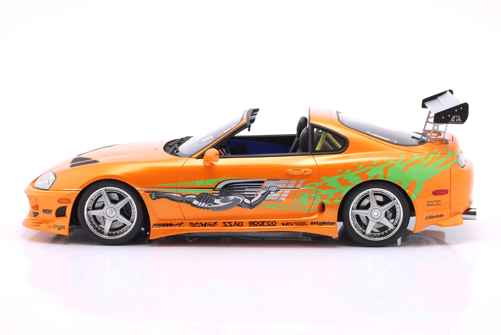 Brian's Toyota Supra MK4 Film Fast & Furious (2001) orange  