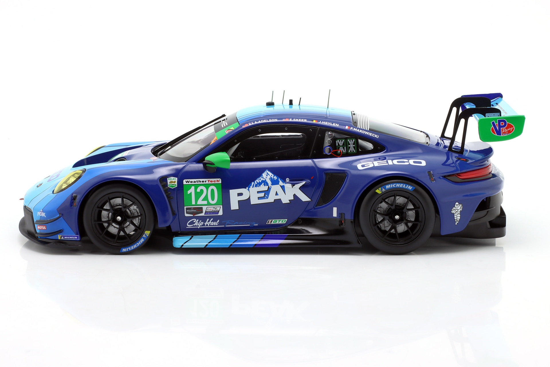 Porsche 911 GT3 R #120 24h Daytona 2024 Wright Motorsports  
