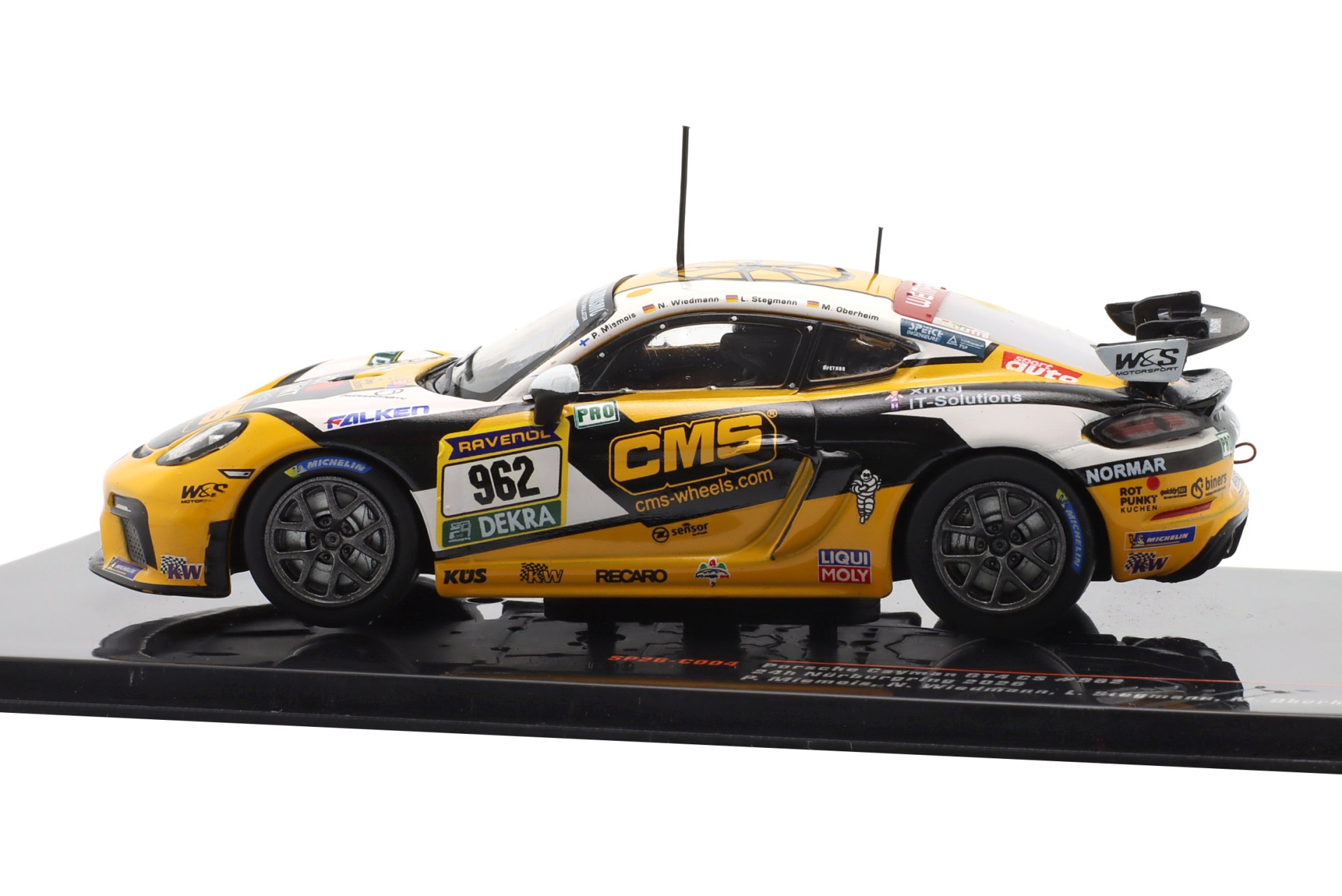 Porsche Cayman GT4 CS CMS #962 Class Winner PETN Cup 3 Overall 24h N&uuml;rburgring 2026  