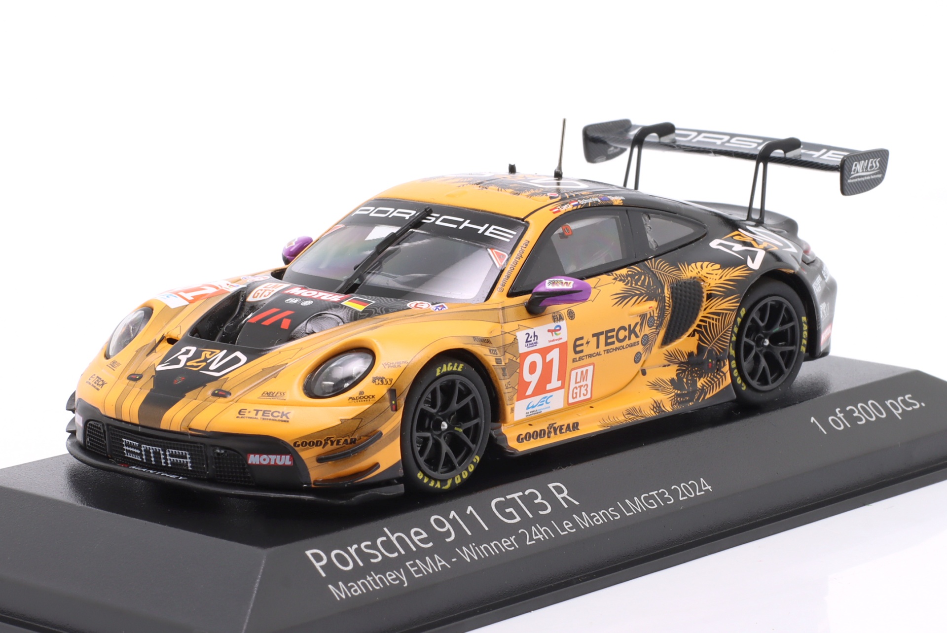 Porsche 911 GT3 R #91 Sieger LMGTE 24h LeMans 2024 Manthey EMA  