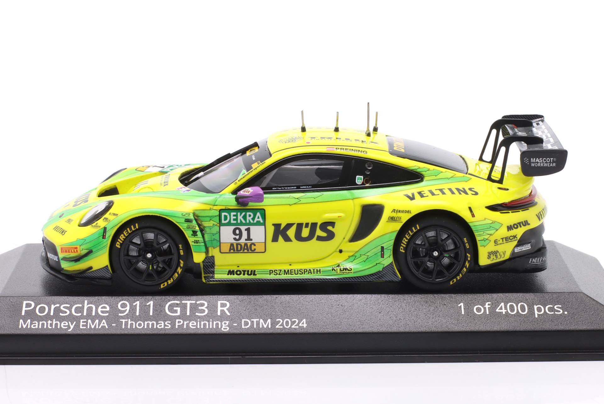 Porsche 911 GT3 R #91 DTM 2024 Thomas Preining Manthey Grello  