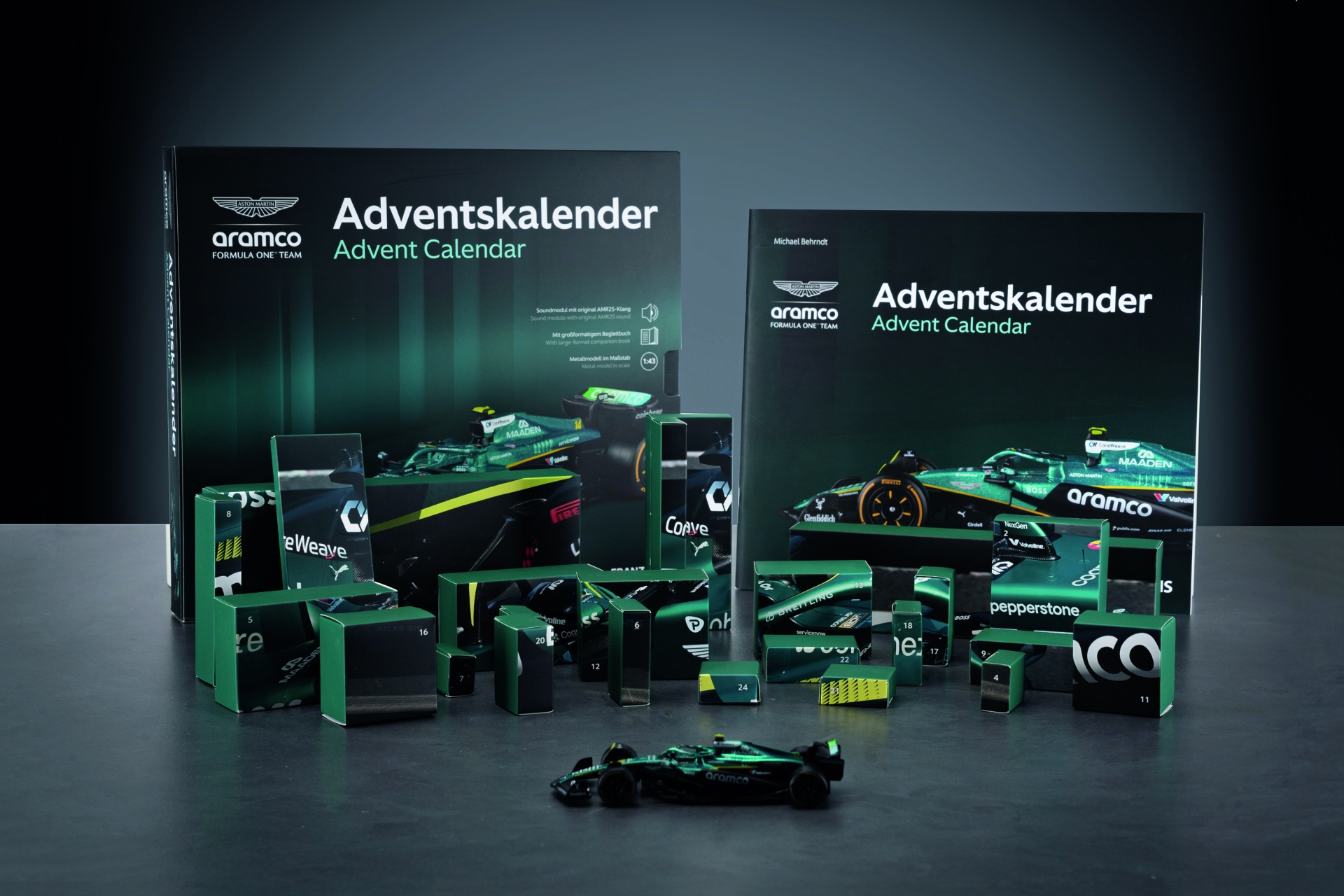 Fernando Alonso Aston Martin Aramco Formel 1 Adventskalender  
