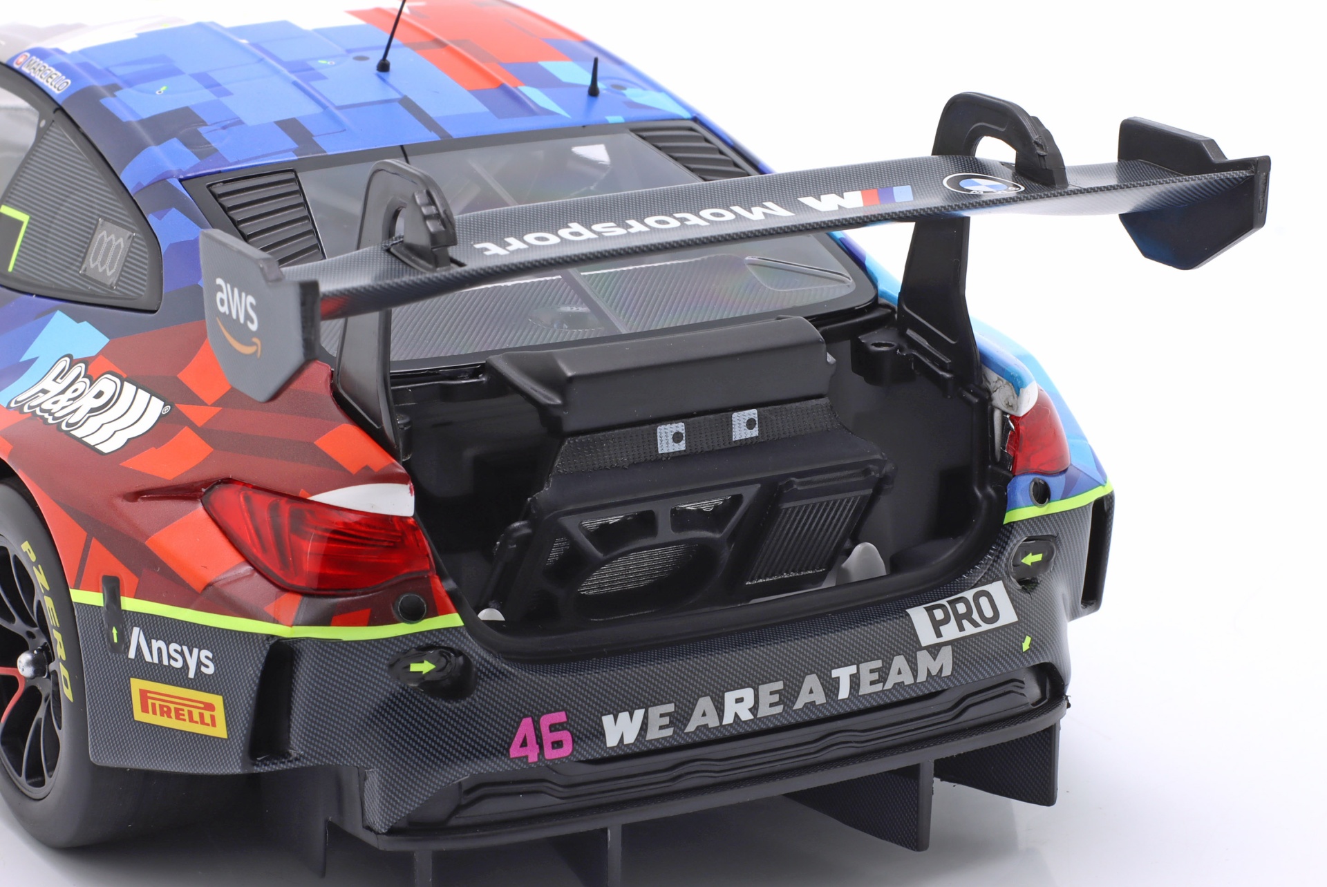 BMW M4 GT3 #46 Sieger GTWCE Misano 2025 Rossi, Marciello  