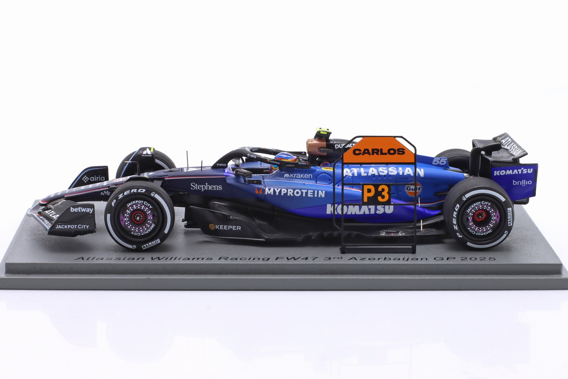 Carlos Sainz jr. Williams FW47 #55 3rd Aserbaidschan GP Formel 1 2025  
